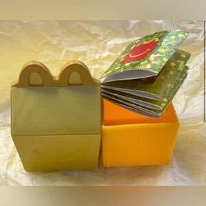 Lil McDonald's New 2025 Happy Meal Toy - Lil Mini Happy Meal Box Gold Golden